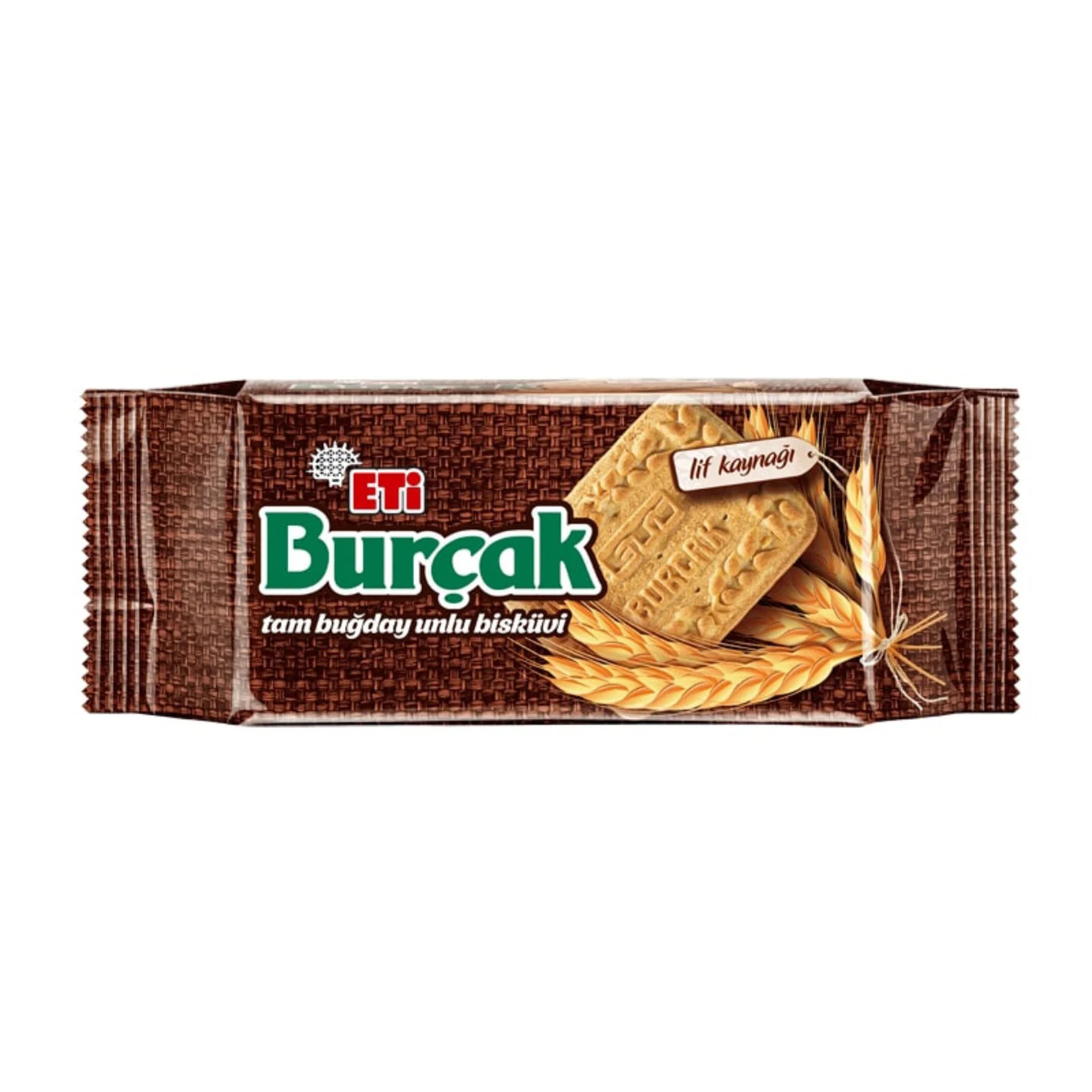 Eti Burçak Tam Buğday Unlu Bisküvi (18'li Koli Paketi)